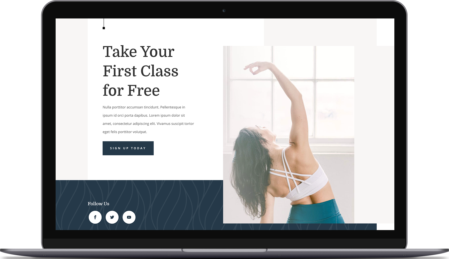 Yoga Website Example